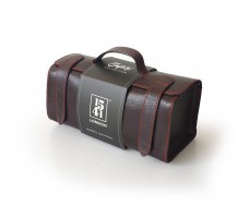 Large Barrel Washbag (Dark Brown)